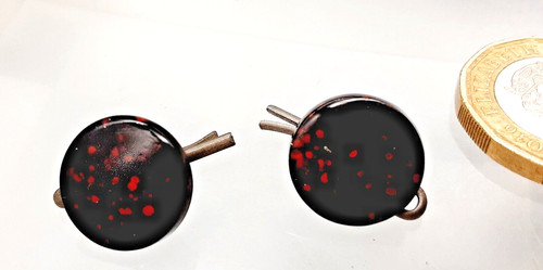 Vintage black with red - black,