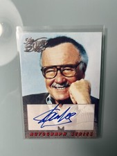 1998 SKYBOX MARVEL SILVER AGE AUTO #A1 STAN LEE RARE ON CARD Autograph