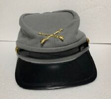Confederate Army Civil War Replica Wool Kepi / Crossed Rifles Size Medium