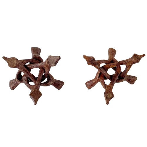 Cobra carved wood tripod - cobra,