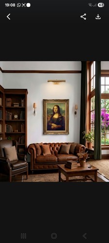 Mona lisa picture antique - picture, &