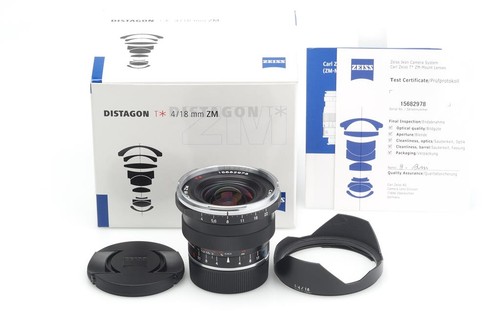 Carl zeiss 18mm distagon - zm,