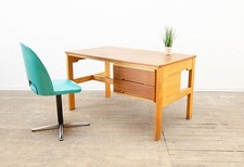 MID CENTURY TEAK DESK SINGLE