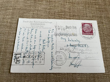 1938 GERMANY POSTCARD TO