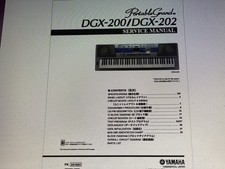 Yamaha dgx 200 - yamaha, service