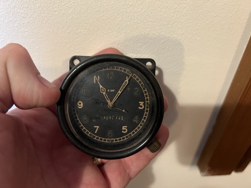 Ww2 raf aircraft clock - aircraft,