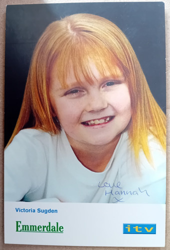 Original autographed emmerdale - autographed,