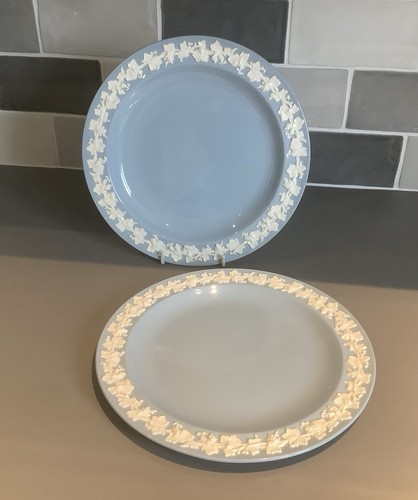 Pair wedgwood embossed - of,