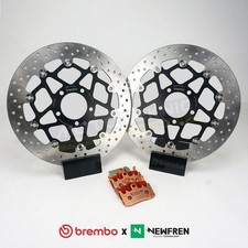 Brembo Front Brake Discs and Newfren SP1 Pads fits Yamaha FZS 1000 Fazer 2001-05