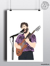 FOALS - Glastonbury Festival 2019 Minimalist Poster Minimal Yannis Philippakis