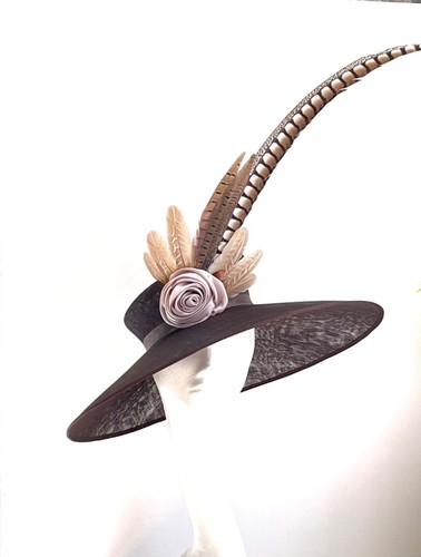 Brown hat saucer - hat,