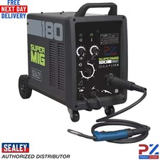 Sealey SUPERMIG180 Professional MIG Welder 180Amp 230V with Binzel Euro Torch