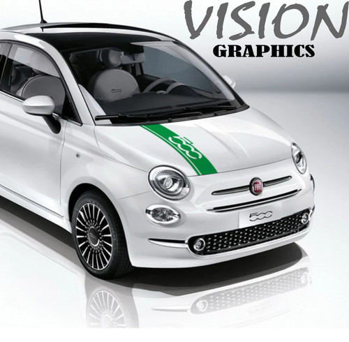 Fiat 500 abarth bonnet stripes - fiat,