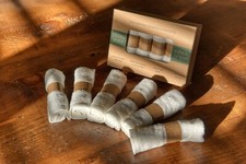 Eco Friendly White Bamboo Facial Wash Cloths/ Baby Wash Cloths. . .