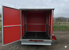 RED Box Trailer 8x5x5 with Rear Door GVW 750KG Cube Pro 8x5 Apache Trailers