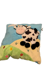 CHILDS COW CUSHION 12 INS