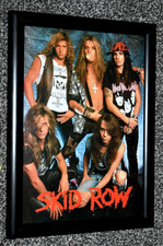 SKID ROW band FRAMED A4 original promo magazine picture ART poster