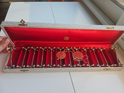 Wmf silver knife holders - silver,
