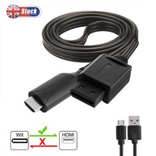 HD Wii to HDMI Adapter Converter with USB Cable High Speed Game Conversion Cord