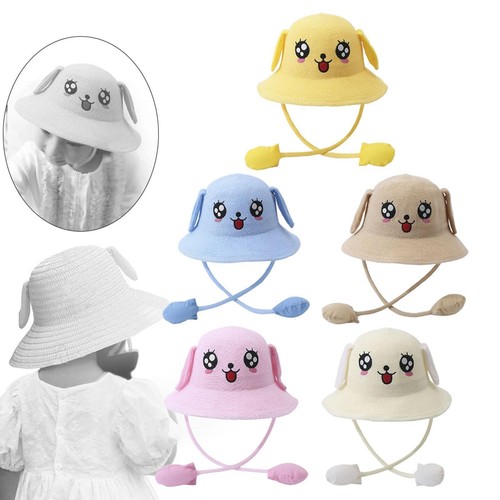 Rabbit ear sunshade straw - rabbit,