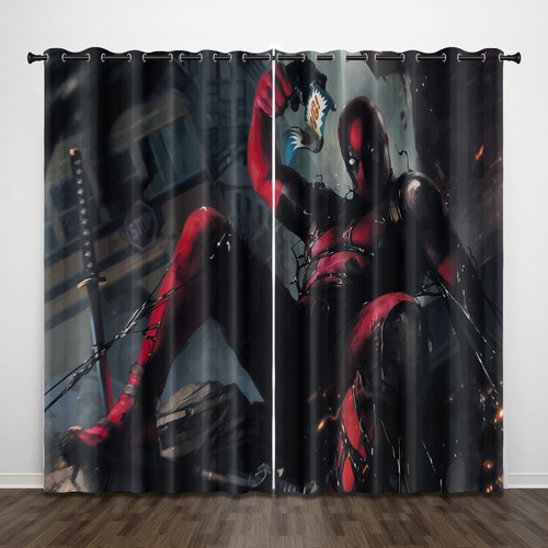 Characters art curtains decor - curtains,