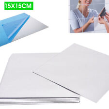 16-48X Mirror Tiles Wall Sticker Self Adhesive Square Stick On Art Home Decor