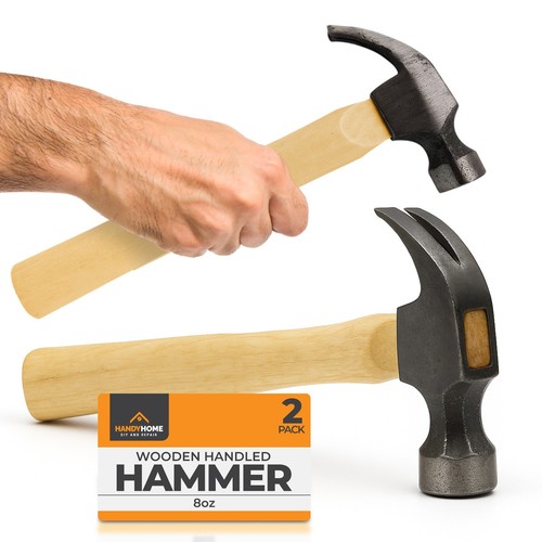2pk 8oz claw hammer - claw,
