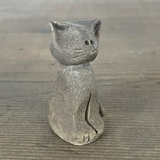 Stoneware Cat Figurines Figure Pottery Studio Handmade Rustic