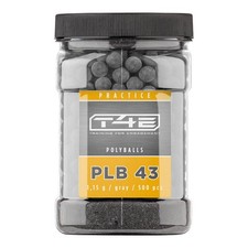 AUCT Umarex T4E Training Pellets Ammo Practice PLB .43 500 Pack Grey Damaged Lid