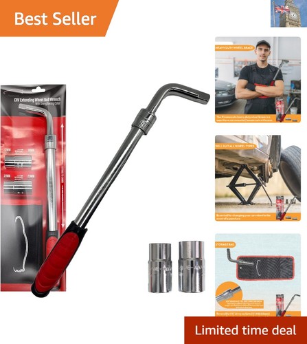 Extendable wheel brace wrench - wheel,