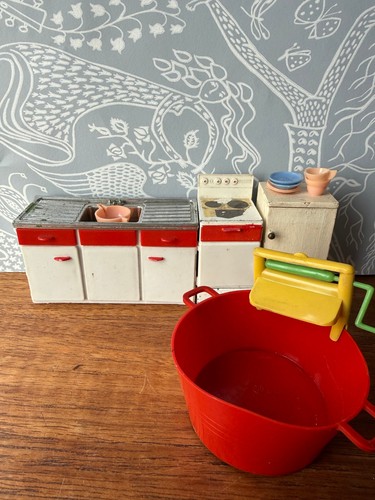 Mixed lot vintage - , dollshouse