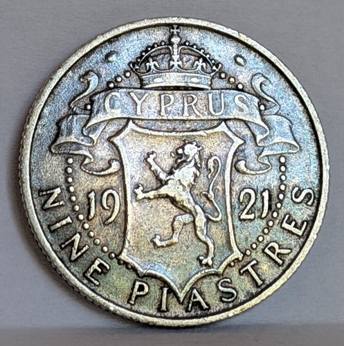Cyprus piastres 1921 george - cyprus,
