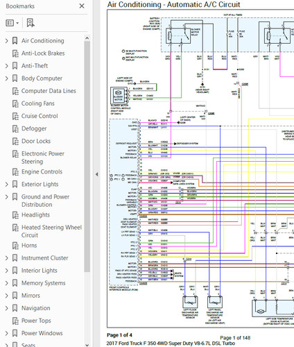Ford 350 2017 color wiring - 2017,