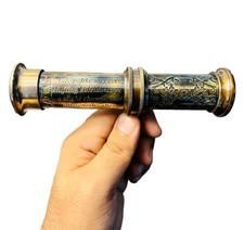 Antique Hand Carved Brass