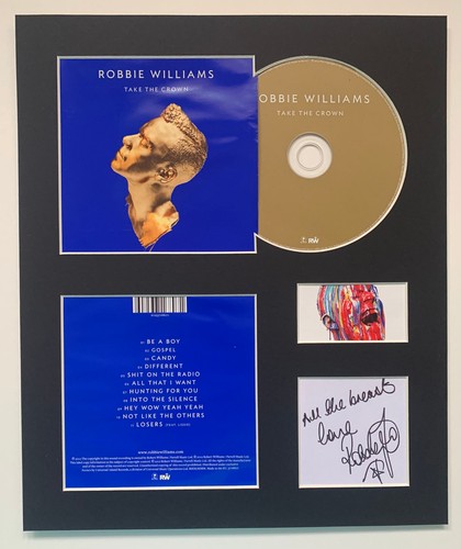 Robbie williams signed - williams,