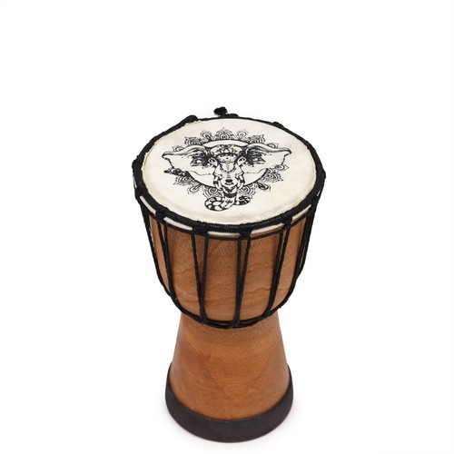 Elephant design djembe drum - design,