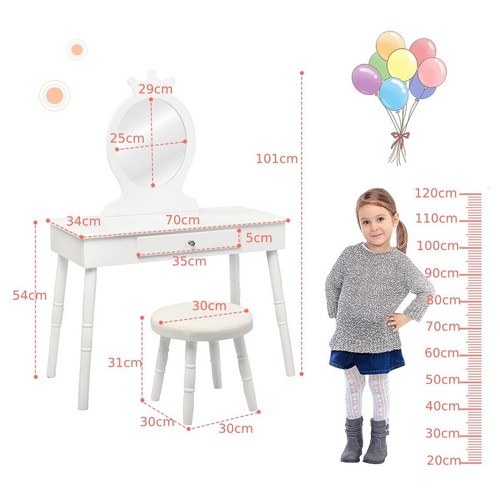 Kids vanity table - &, set