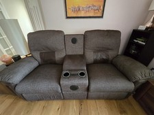 La-Z-Boy Fabric Sofas Pair 2 Seater, One Recliner One Statuc