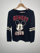 Women’s Black Disney Mickey Mouse Sweater Size Medium – Retro 1928 Graphic
