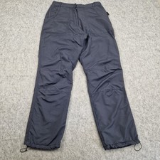 Rab Trousers Womens UK 12 Black Vapour-Rise Fleece Lined Windproof Hiking Pants 