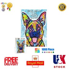 Colorful Dog 1000-Piece Jigsaw