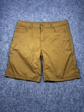 PrAna Shorts Mens 38 Brown Hiking Casual 5 Pocket Stretch Outdoor Chino