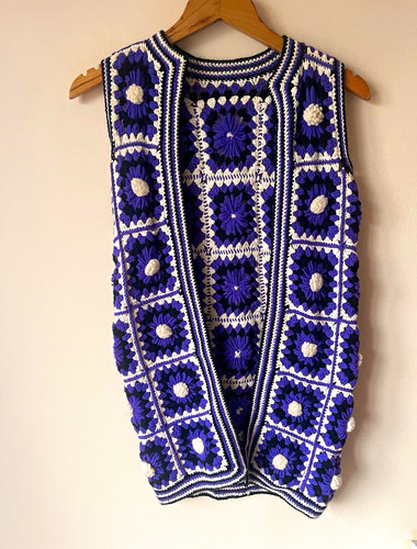 Handmade crochet granny square - handmade,