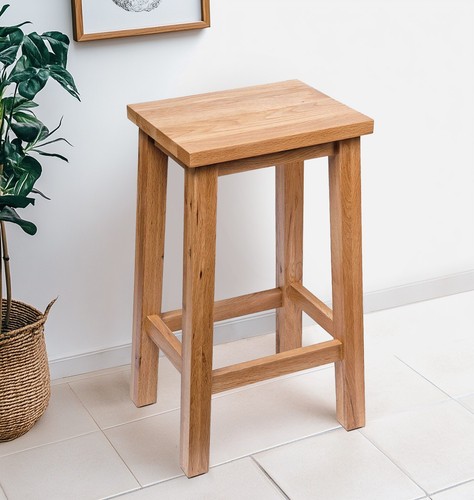 Breakfast bar stool solid oak - bar,