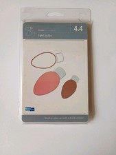 Quickutz Dies Light Bulbs 4"x 4" Die Christmas Or Fairy Lights Discontinued Rare