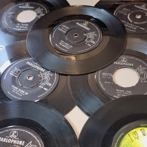 The beatles 45rpm black - beatles,