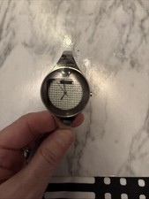 Watch Bangle Silver Red