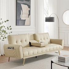 Lora Sofa Bed 3 Seater Faux