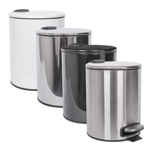 Round stainless steel pedal - round,