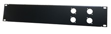 2U Rack Panel 4 XLR D type